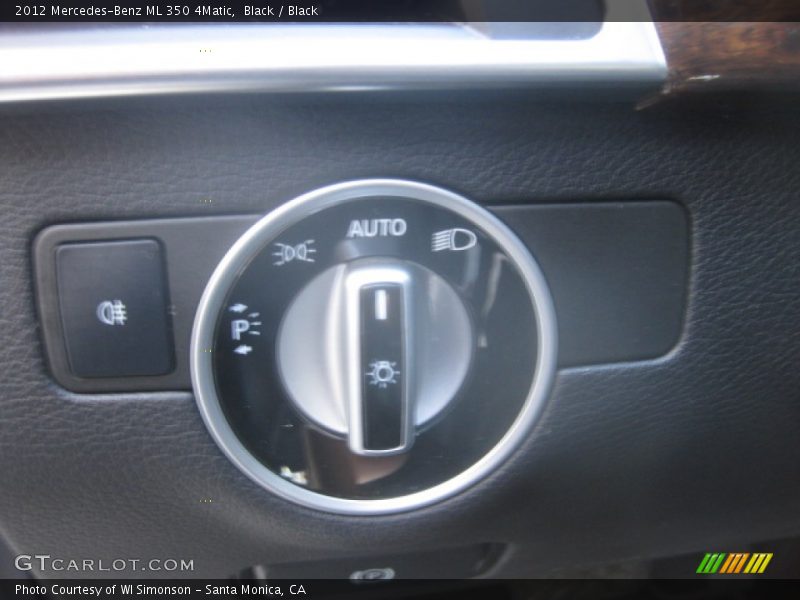 Black / Black 2012 Mercedes-Benz ML 350 4Matic