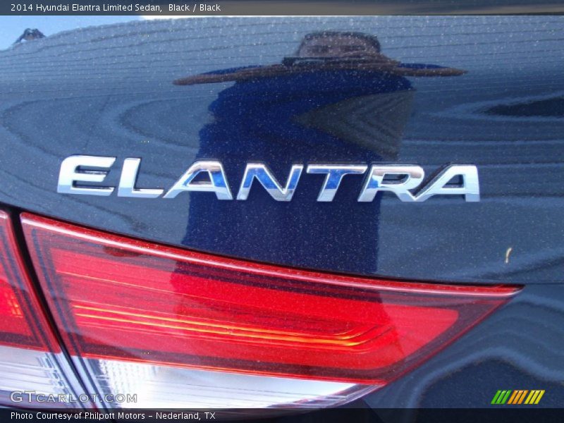 Black / Black 2014 Hyundai Elantra Limited Sedan