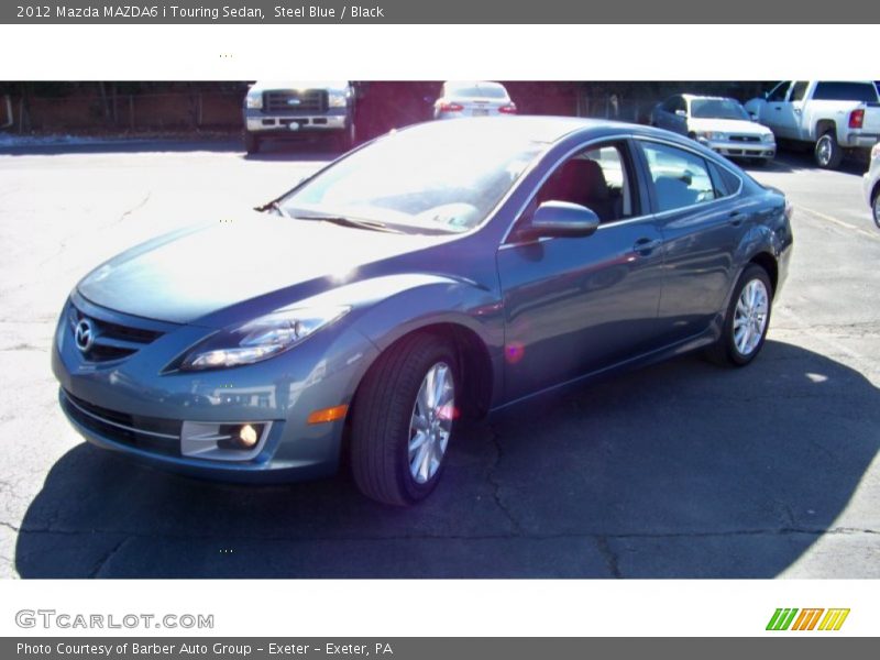 Steel Blue / Black 2012 Mazda MAZDA6 i Touring Sedan