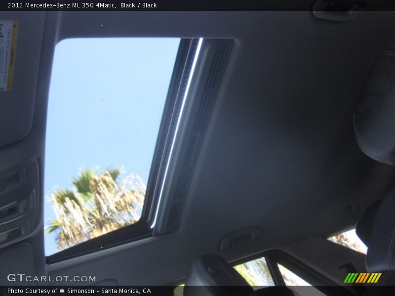 Black / Black 2012 Mercedes-Benz ML 350 4Matic