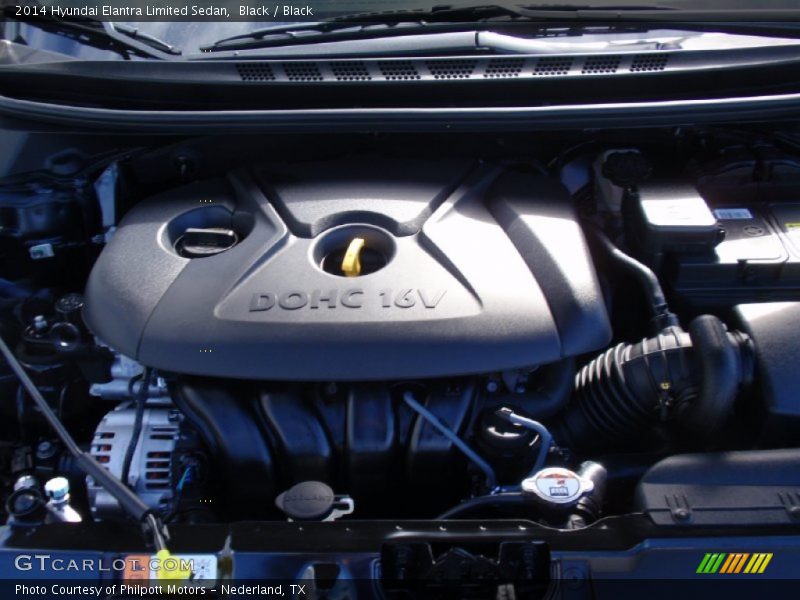 Black / Black 2014 Hyundai Elantra Limited Sedan