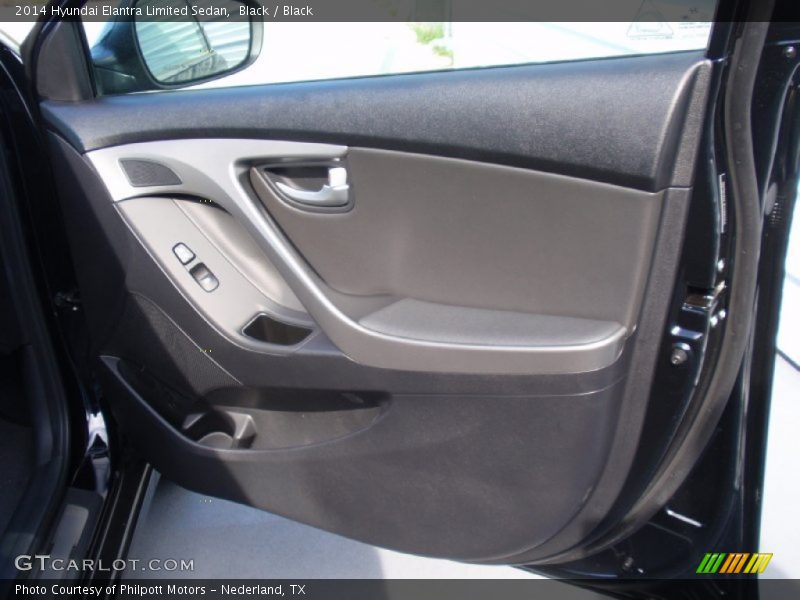 Black / Black 2014 Hyundai Elantra Limited Sedan