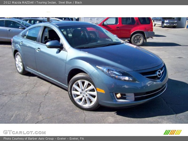 Steel Blue / Black 2012 Mazda MAZDA6 i Touring Sedan