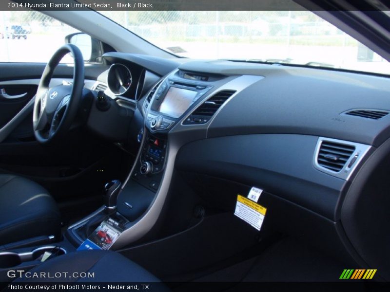 Black / Black 2014 Hyundai Elantra Limited Sedan