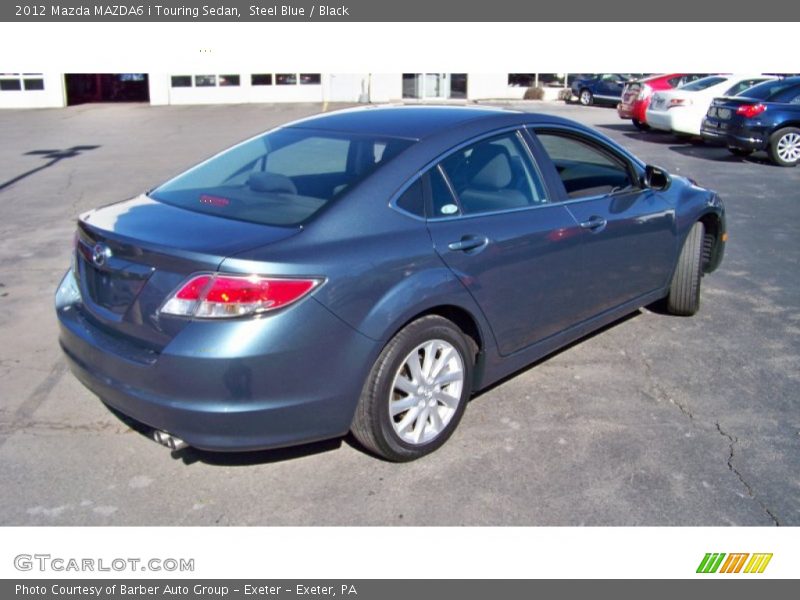Steel Blue / Black 2012 Mazda MAZDA6 i Touring Sedan