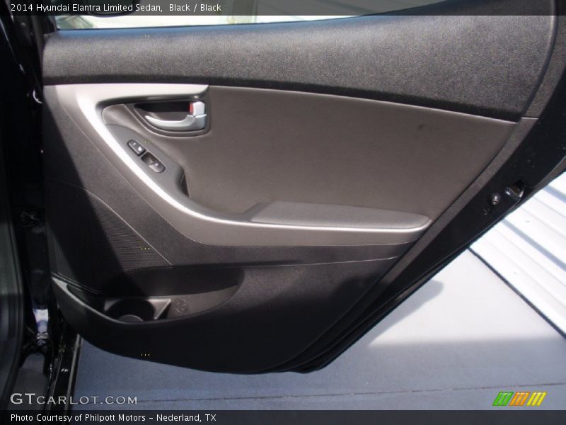 Black / Black 2014 Hyundai Elantra Limited Sedan