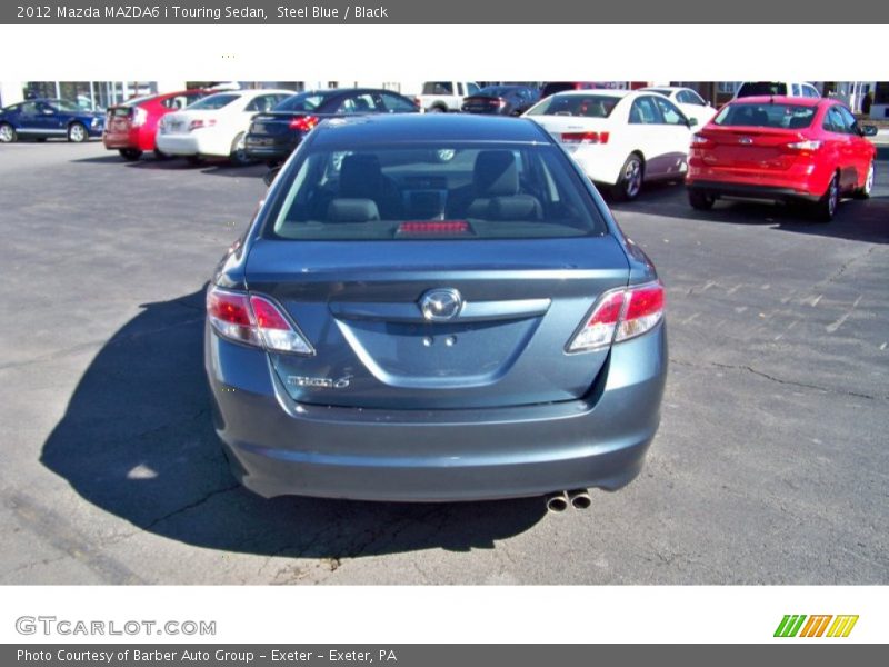 Steel Blue / Black 2012 Mazda MAZDA6 i Touring Sedan
