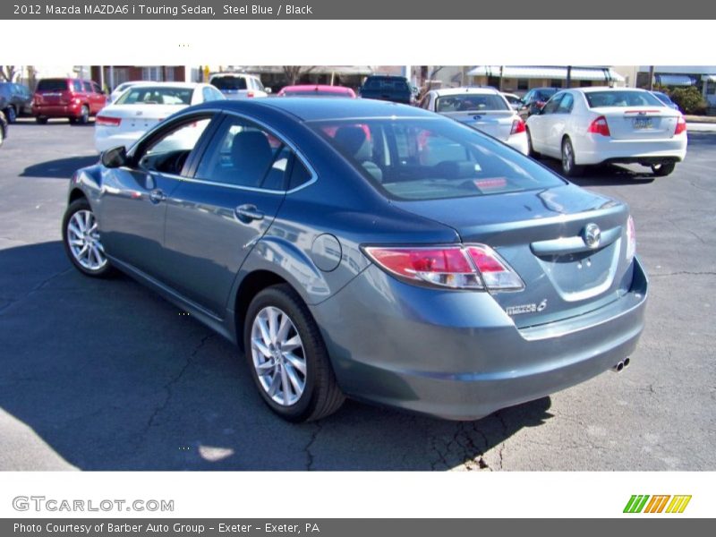 Steel Blue / Black 2012 Mazda MAZDA6 i Touring Sedan