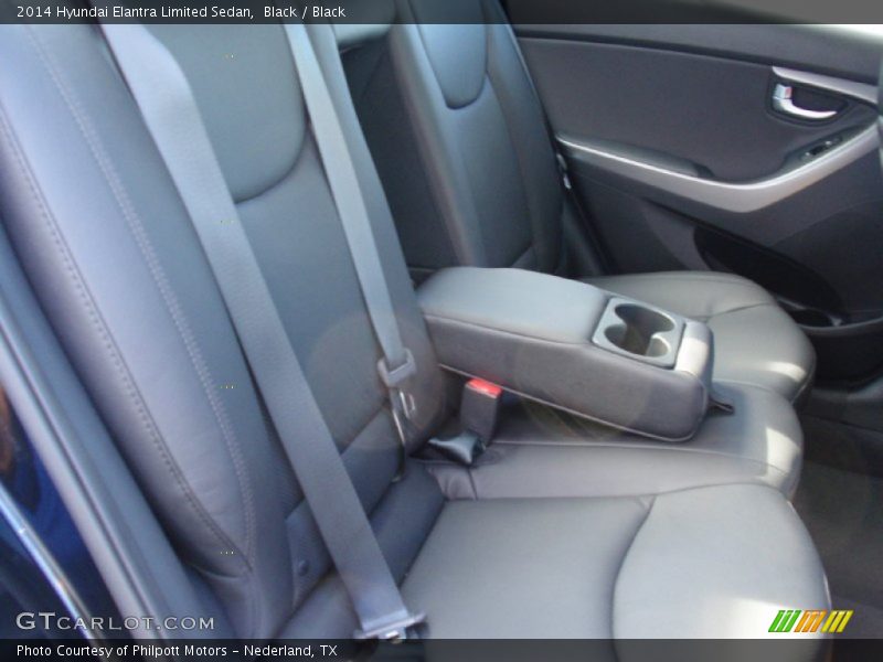 Black / Black 2014 Hyundai Elantra Limited Sedan