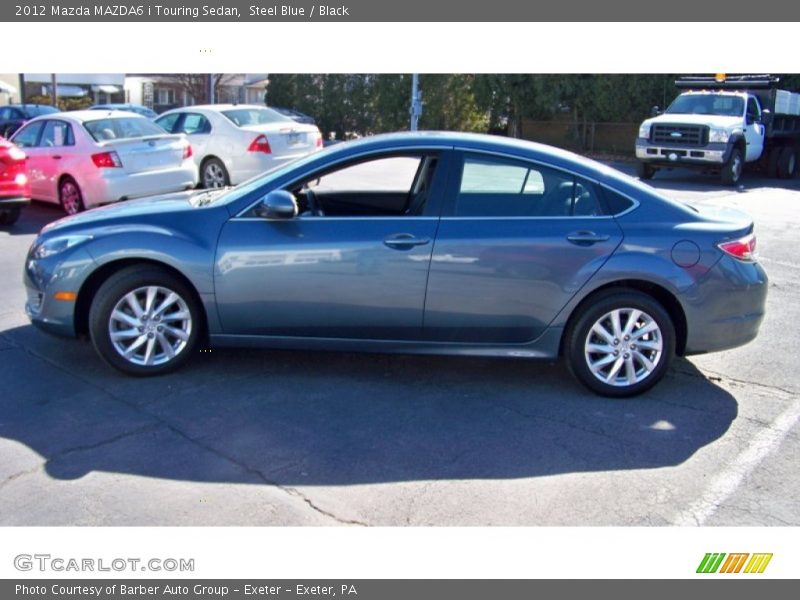 Steel Blue / Black 2012 Mazda MAZDA6 i Touring Sedan
