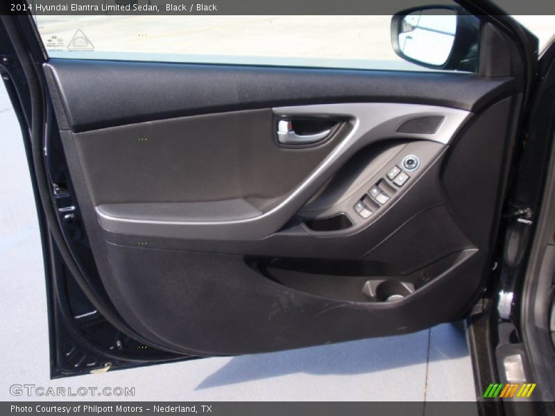 Black / Black 2014 Hyundai Elantra Limited Sedan