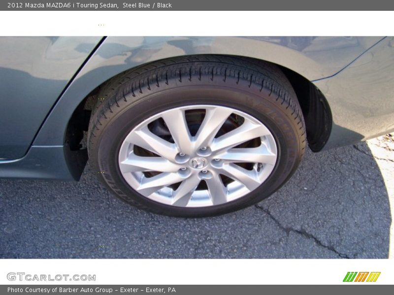 Steel Blue / Black 2012 Mazda MAZDA6 i Touring Sedan