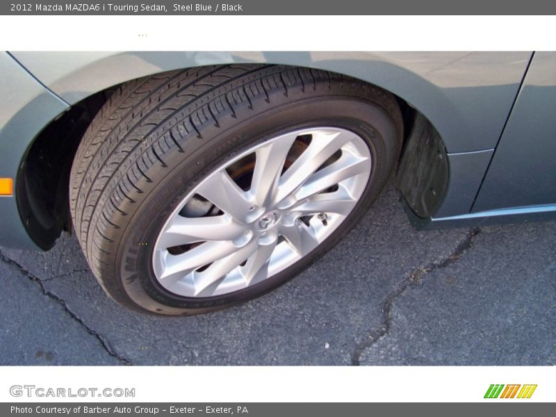 Steel Blue / Black 2012 Mazda MAZDA6 i Touring Sedan