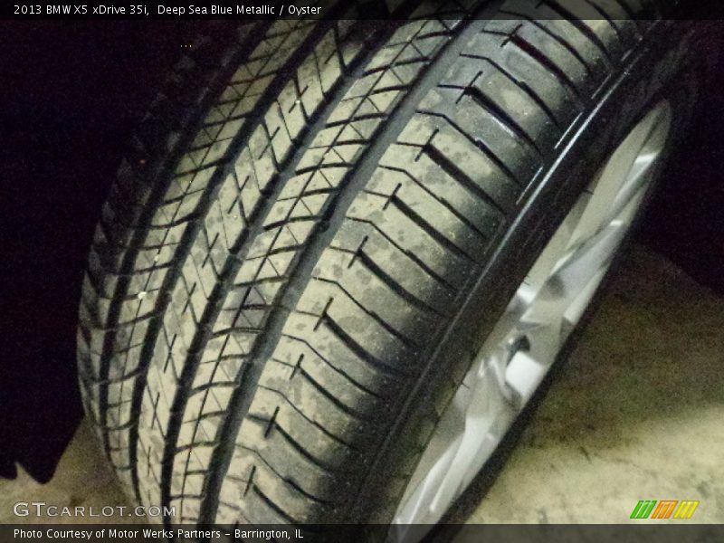 Deep Sea Blue Metallic / Oyster 2013 BMW X5 xDrive 35i