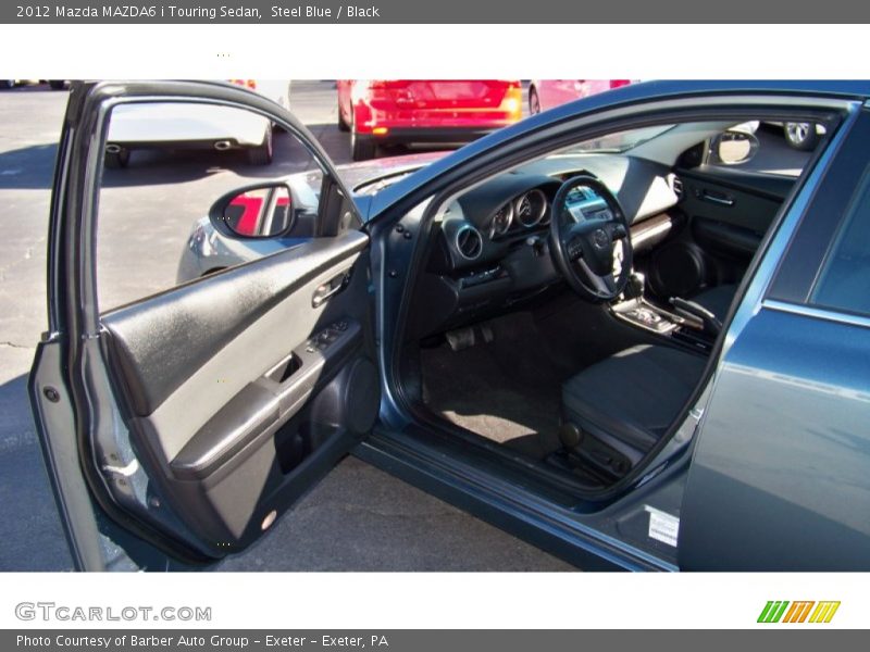 Steel Blue / Black 2012 Mazda MAZDA6 i Touring Sedan