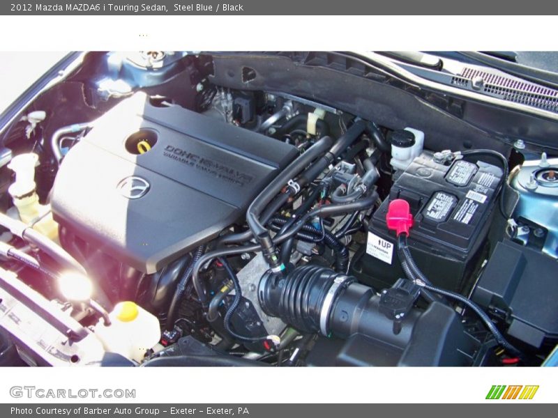Steel Blue / Black 2012 Mazda MAZDA6 i Touring Sedan