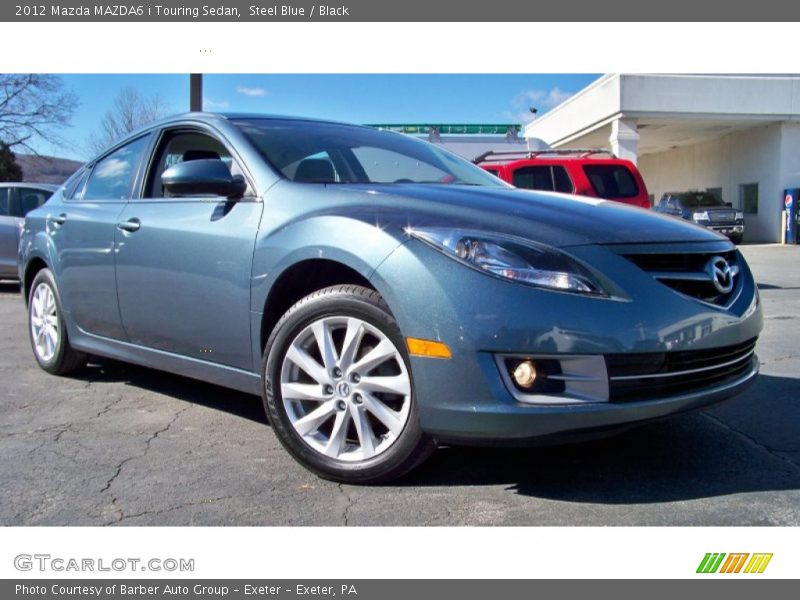 Steel Blue / Black 2012 Mazda MAZDA6 i Touring Sedan