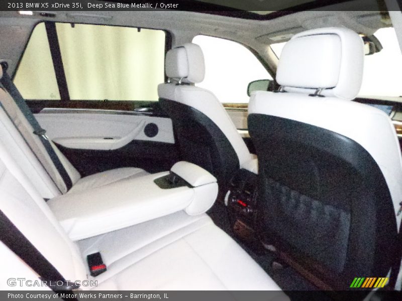 Deep Sea Blue Metallic / Oyster 2013 BMW X5 xDrive 35i