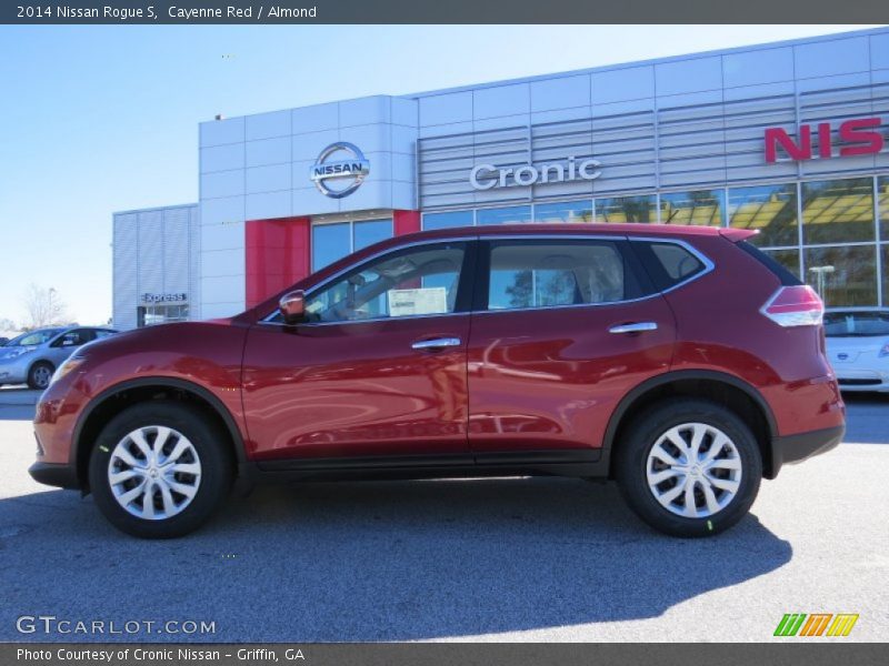 Cayenne Red / Almond 2014 Nissan Rogue S