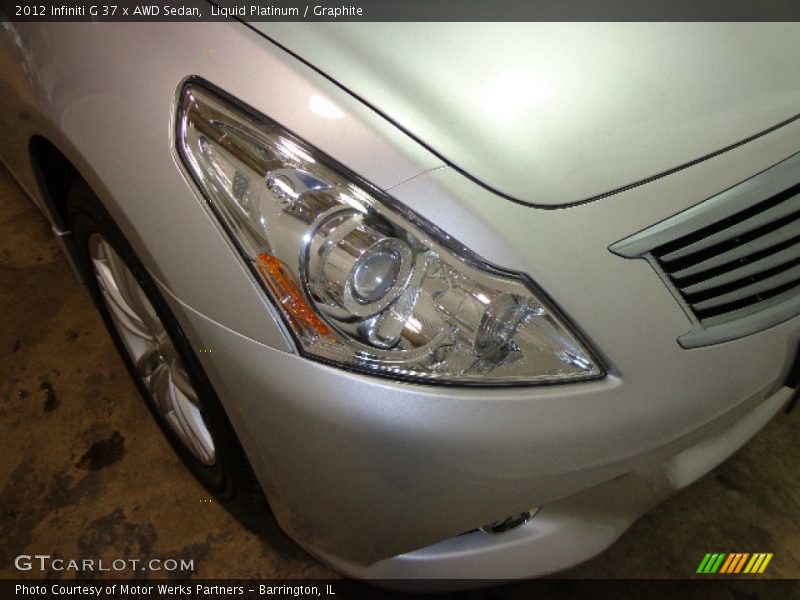 Liquid Platinum / Graphite 2012 Infiniti G 37 x AWD Sedan