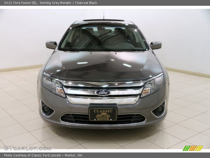 Sterling Grey Metallic / Charcoal Black 2012 Ford Fusion SEL