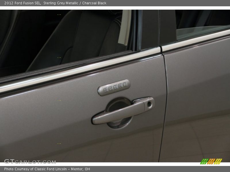 Sterling Grey Metallic / Charcoal Black 2012 Ford Fusion SEL