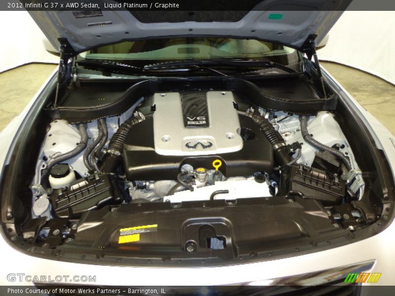 Liquid Platinum / Graphite 2012 Infiniti G 37 x AWD Sedan