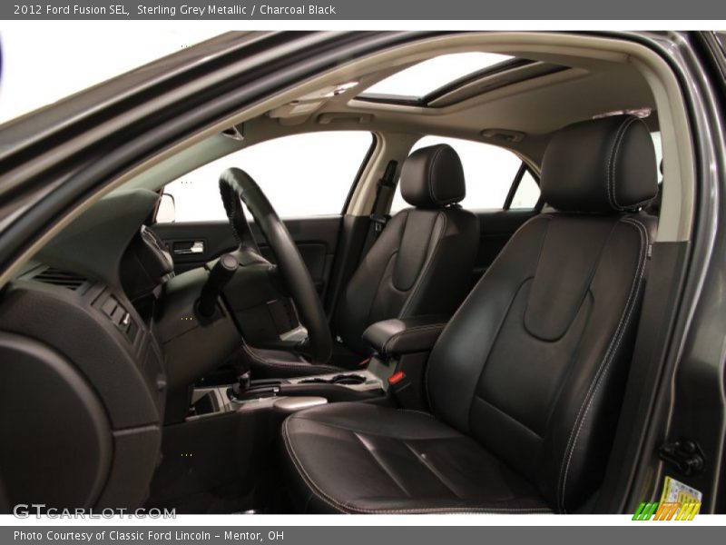 Sterling Grey Metallic / Charcoal Black 2012 Ford Fusion SEL
