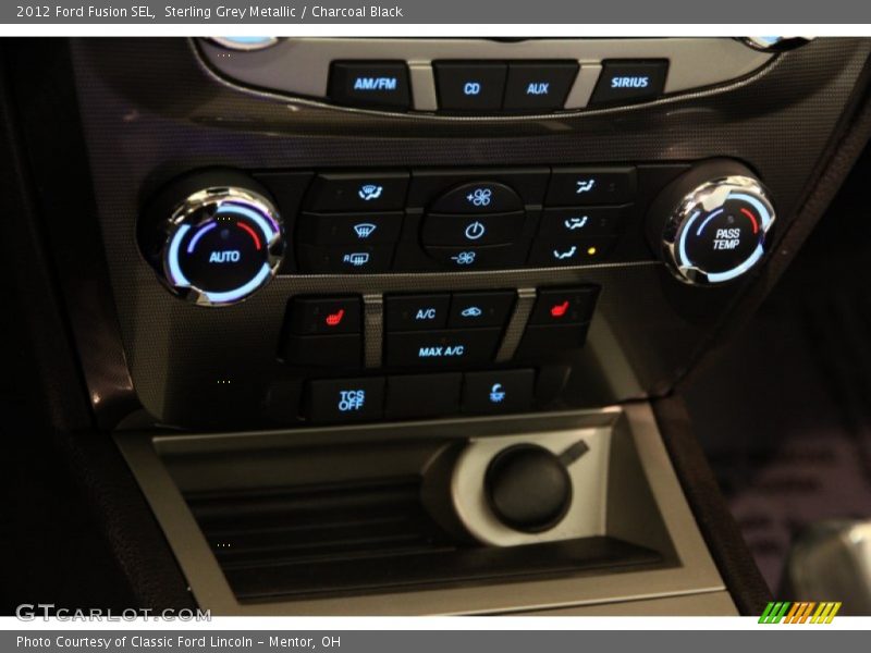 Sterling Grey Metallic / Charcoal Black 2012 Ford Fusion SEL