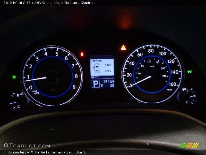 Liquid Platinum / Graphite 2012 Infiniti G 37 x AWD Sedan