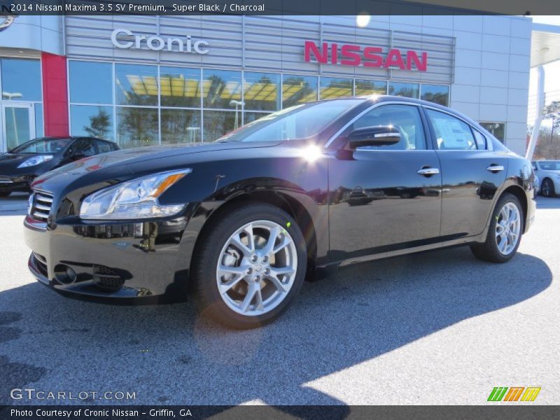 Super Black / Charcoal 2014 Nissan Maxima 3.5 SV Premium