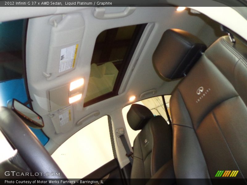 Liquid Platinum / Graphite 2012 Infiniti G 37 x AWD Sedan