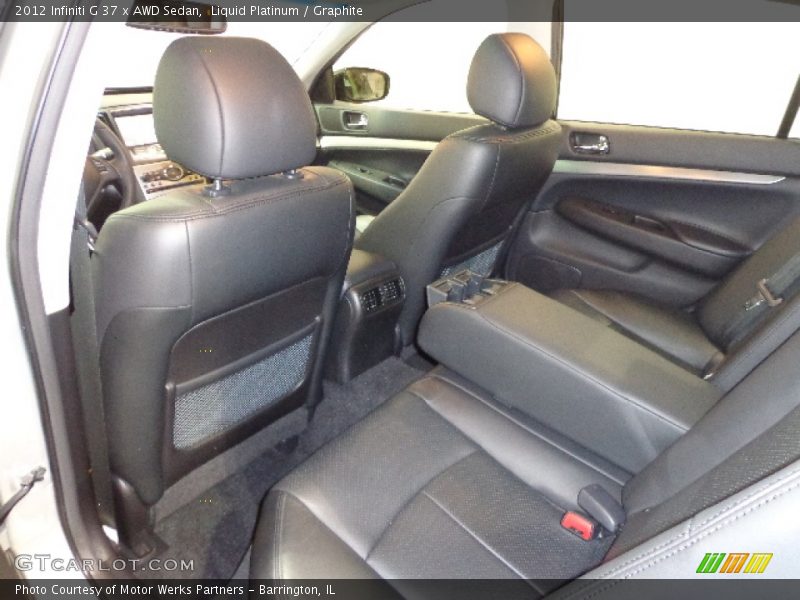 Liquid Platinum / Graphite 2012 Infiniti G 37 x AWD Sedan