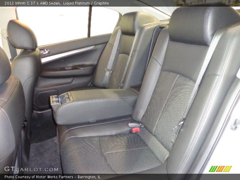 Liquid Platinum / Graphite 2012 Infiniti G 37 x AWD Sedan