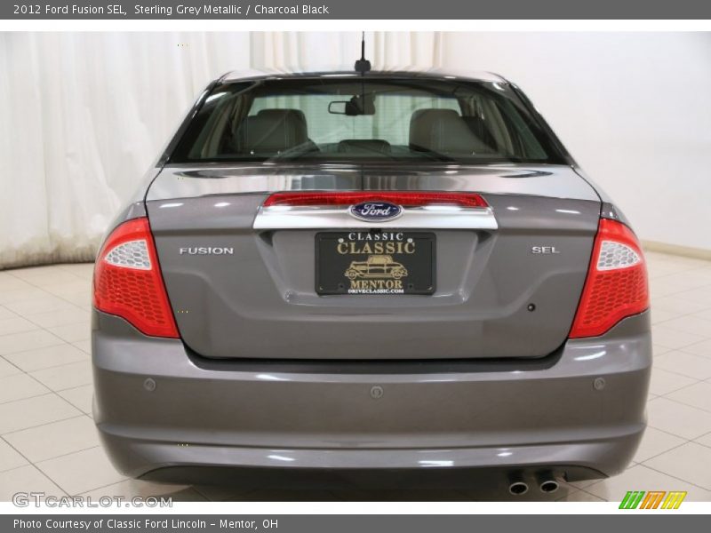 Sterling Grey Metallic / Charcoal Black 2012 Ford Fusion SEL