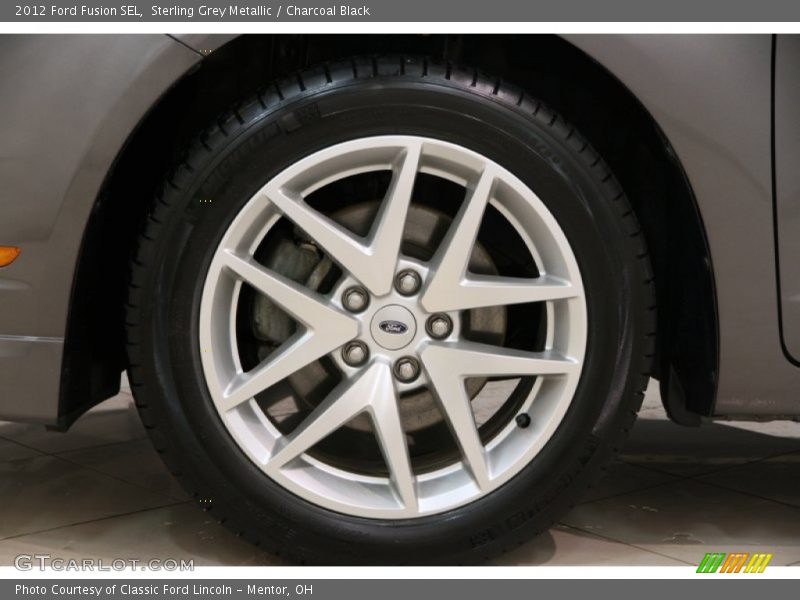 Sterling Grey Metallic / Charcoal Black 2012 Ford Fusion SEL