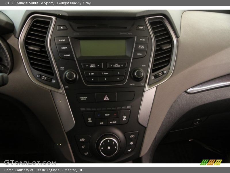 Twilight Black / Gray 2013 Hyundai Santa Fe Sport