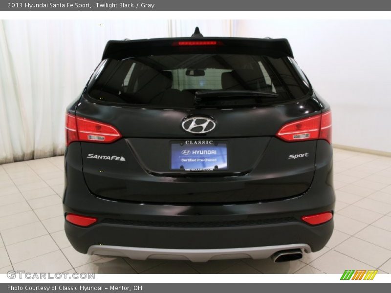 Twilight Black / Gray 2013 Hyundai Santa Fe Sport