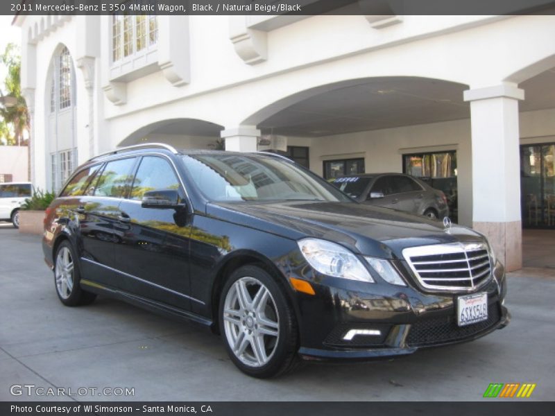 Black / Natural Beige/Black 2011 Mercedes-Benz E 350 4Matic Wagon