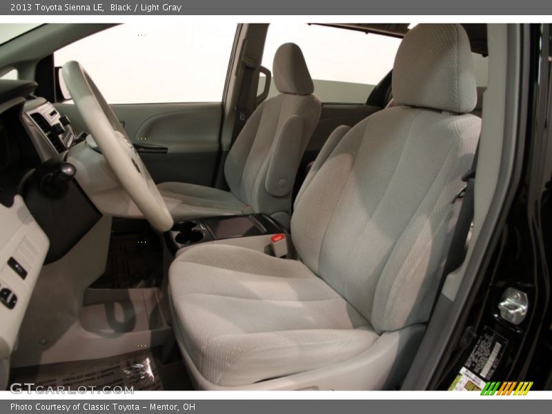 Black / Light Gray 2013 Toyota Sienna LE