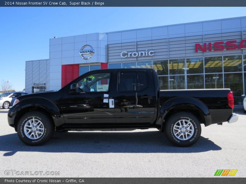 Super Black / Beige 2014 Nissan Frontier SV Crew Cab