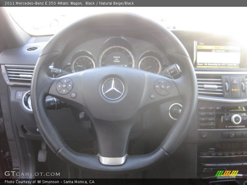 Black / Natural Beige/Black 2011 Mercedes-Benz E 350 4Matic Wagon