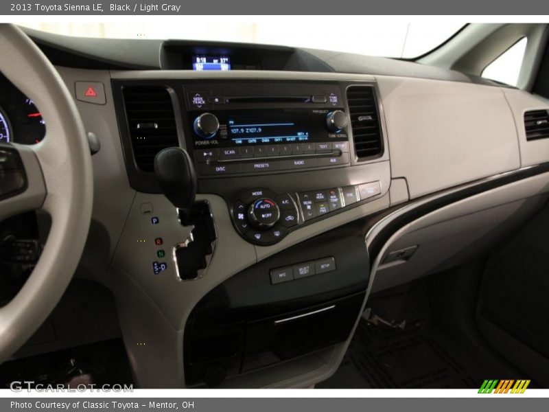 Black / Light Gray 2013 Toyota Sienna LE