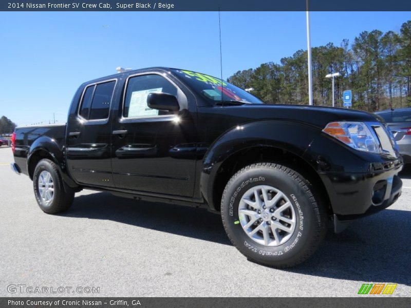 Super Black / Beige 2014 Nissan Frontier SV Crew Cab