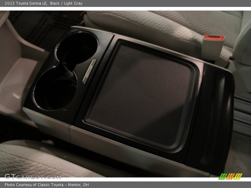 Black / Light Gray 2013 Toyota Sienna LE