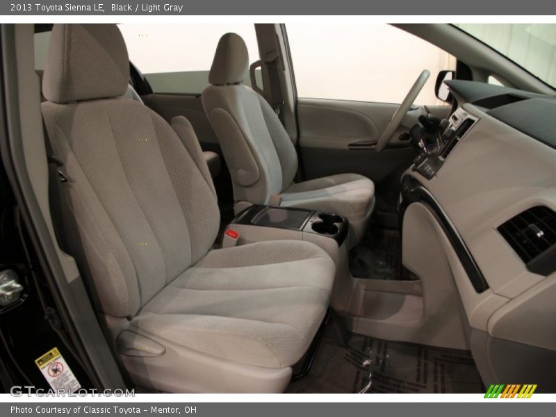 Black / Light Gray 2013 Toyota Sienna LE