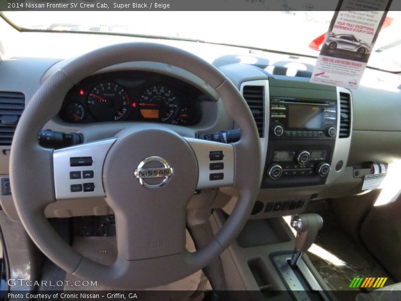 Super Black / Beige 2014 Nissan Frontier SV Crew Cab