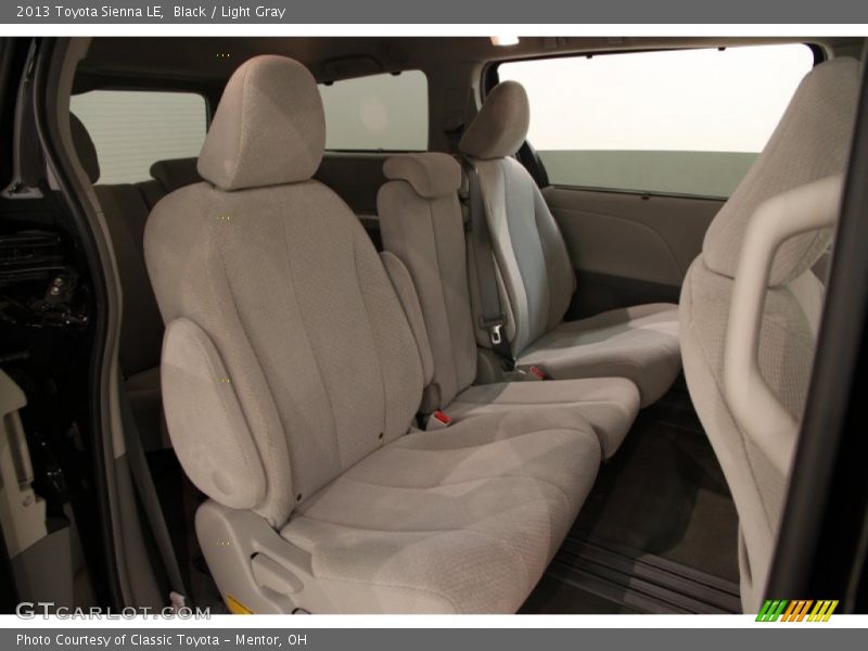 Black / Light Gray 2013 Toyota Sienna LE