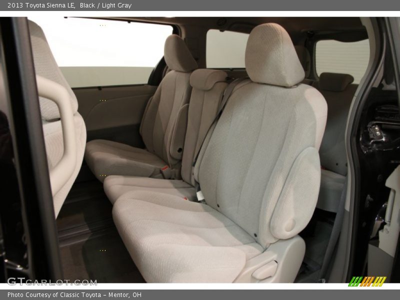 Black / Light Gray 2013 Toyota Sienna LE