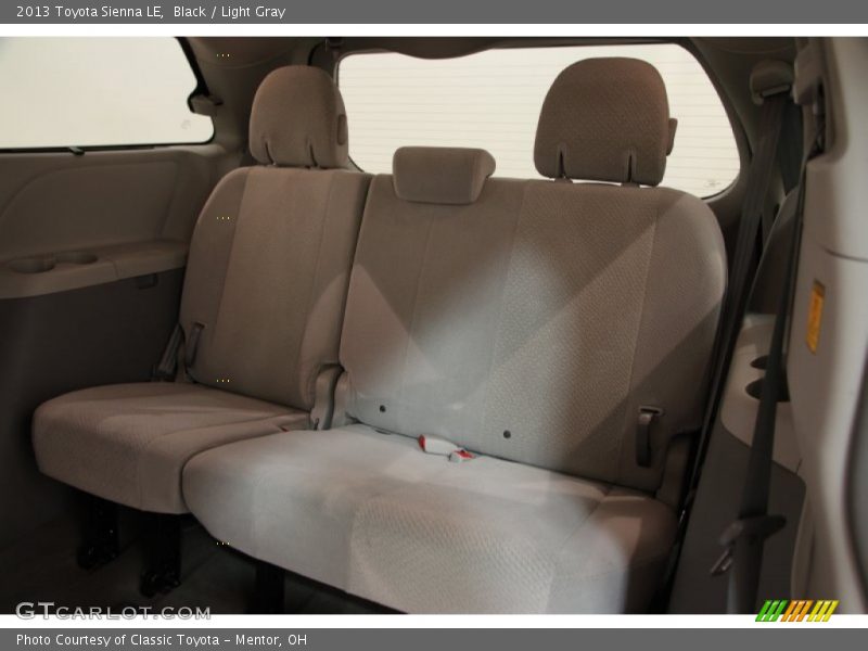 Black / Light Gray 2013 Toyota Sienna LE